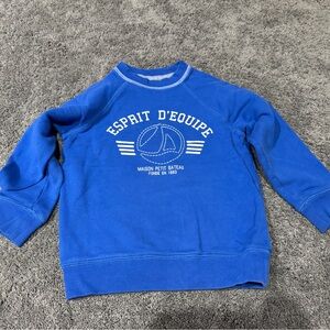 Petit Bateau Vibrant Blue Kids Sweatshirt